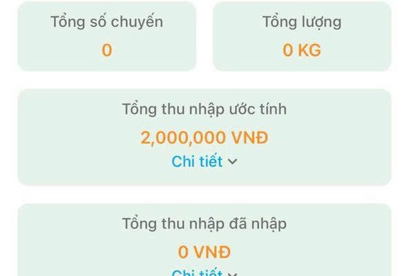 Thống kê giám sát vận chuyển